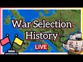 War selection hsitory vi live final s2