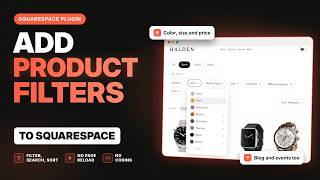 How to Add Product Filters to Squarespace (Color, Size, Price and More)