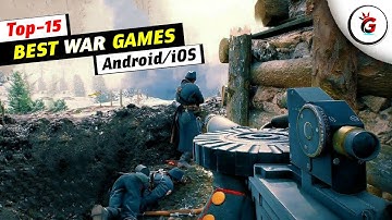 TOP 15 WORLD WAR GAMES FOR ANDROID & IOS | BEST WW2 FPS GAMES 2024