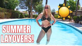 Flight Attendant Life | SUMMER Layovers Are Back! 😎✈️☀️