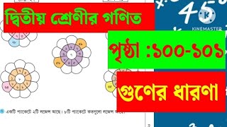 দ্বিতীয় শ্রেণীর গণিত, পৃষ্ঠা :১০০-১০১,গুণের ধারণা। class :2, page:100-101
