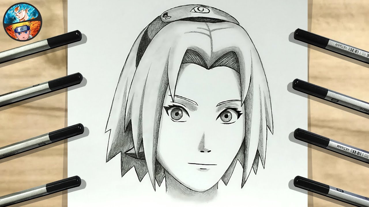 Classic Haruno Sakura sketch by me : r/AnimeSketch