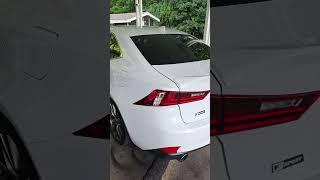 2016 Lexus is200 Fsport ceramic coat! #automobile #waterfall #carcoating #diyceramiccoating #diy
