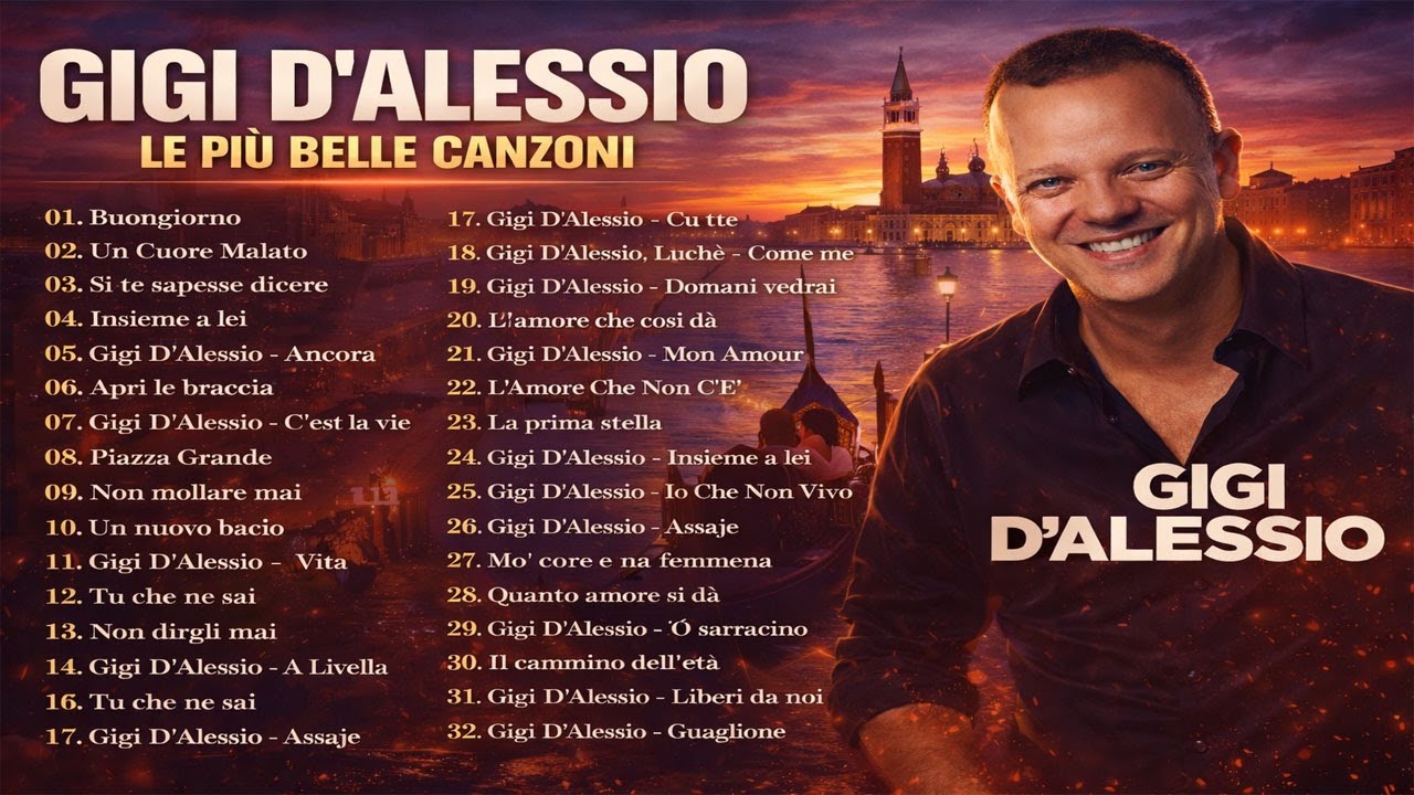 Le migliori canzoni di Gigi D'Alessio - Il Meglio dei Gigi D'Alessio - Best of Gigi D'Alessio