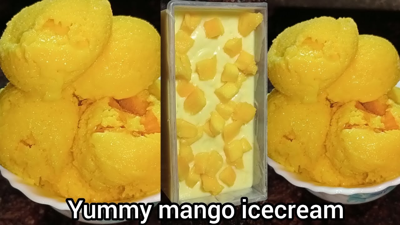 mango icecream how to make mango icecream sirf 2 cup milk se