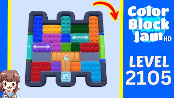 Color Block Jam Level 2105 Solution Walkthrough