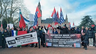 Maluku, West Papua, and Aceh protest against Indonesian hypocrisy at ICJ Hearing on Palestine