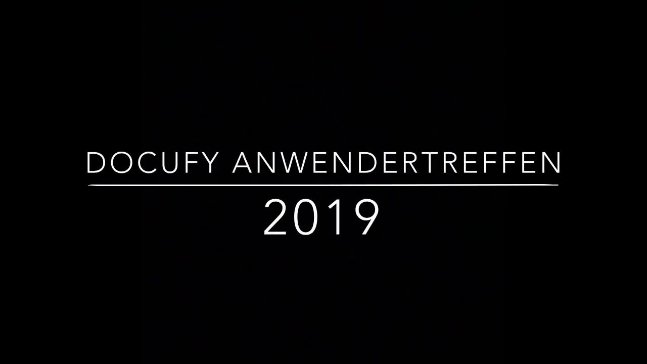 DOCUFY Anwendertreffen 2019
