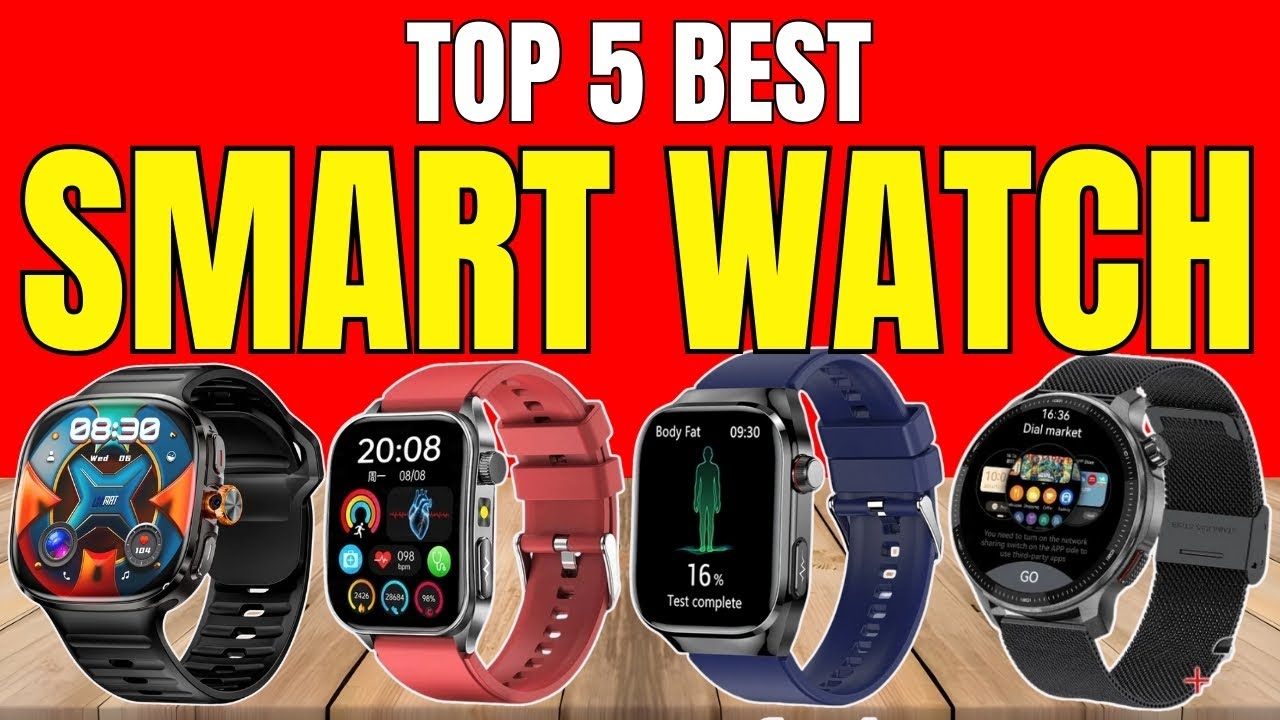 Top 5 Best Smartwatch on Amazon 2026 | GPS, AMOLED, Fitness & AI Smartwatches