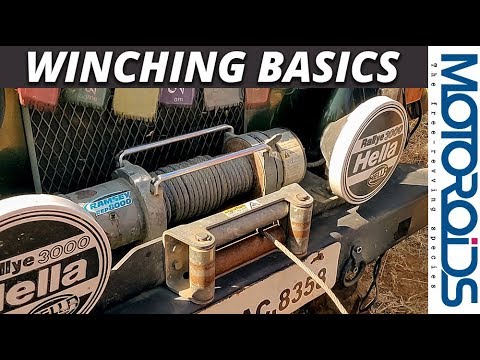 Winching and Vehicle Recovery | The Right Way to Use a Winch | Off ...