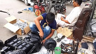 The boy fitting the toy car | #toys #makingvideos