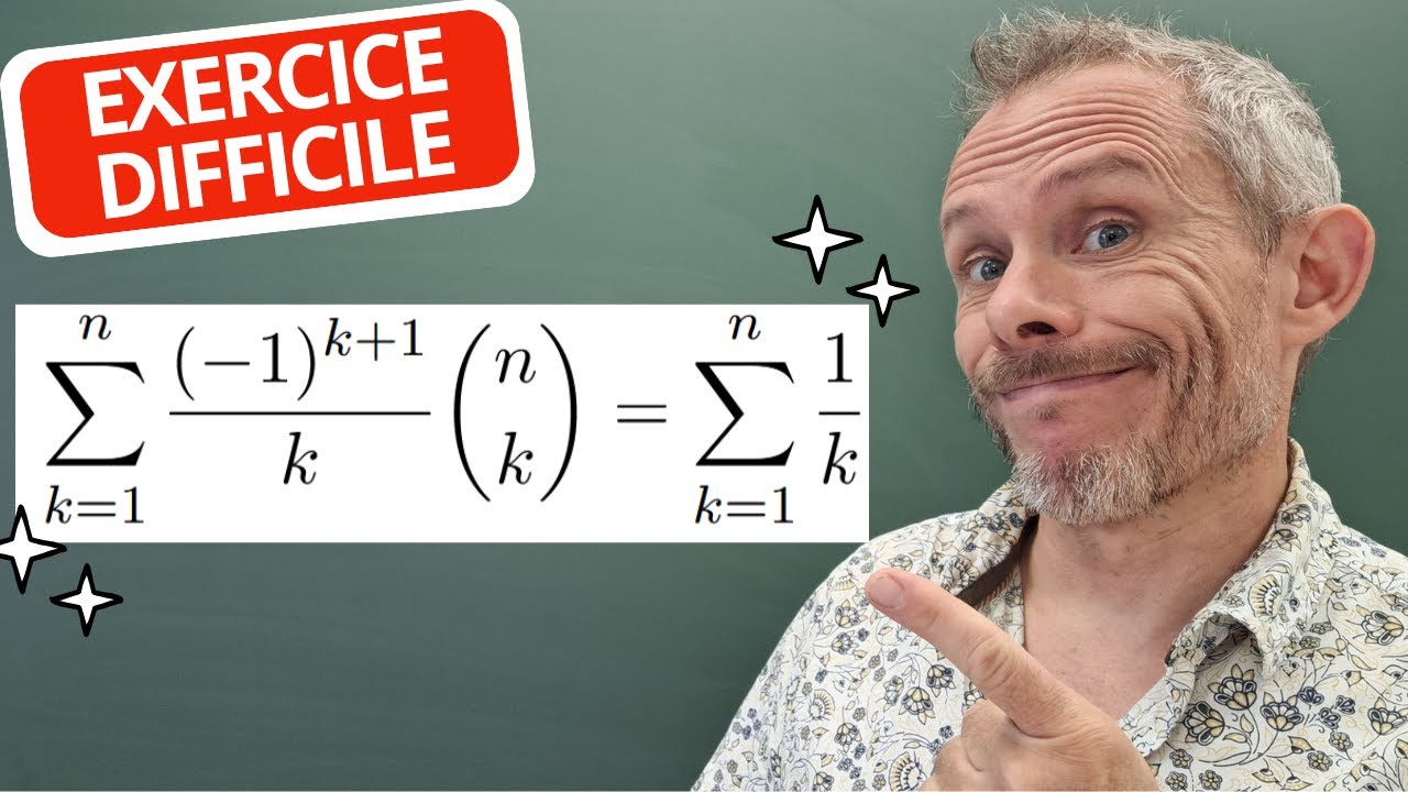 SOMMES : un exercice difficile (sup/L1)