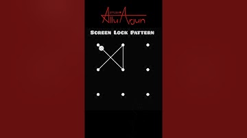 Allu Arjun Screen Lock Pattern ❤️ | #alluarjun #edit #editing #pattern #android #foryou