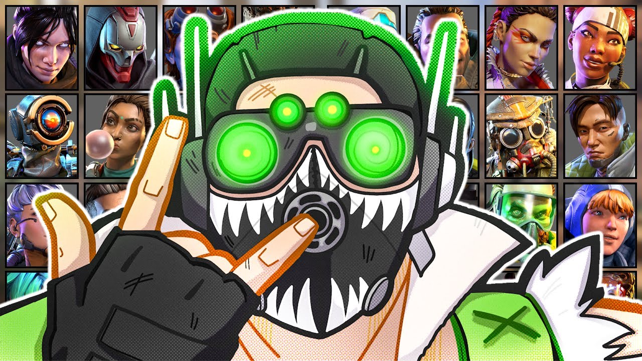 J'ai fait TOP 1 avec TOUTES les LÉGENDES d'APEX LEGENDS