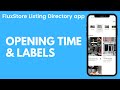 Opening Time and Labels on Listing App 🌈 Listeo & My Listing (Flutter E-Commerce App)