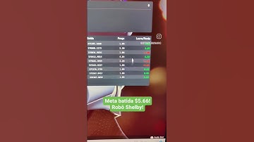 Robô Deriv Grátis Shelby batendo meta!!! 🤖✅💵