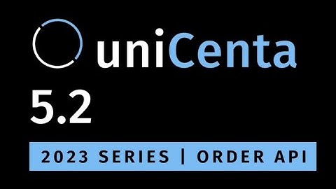 uniCenta 5.2 Order API Demo