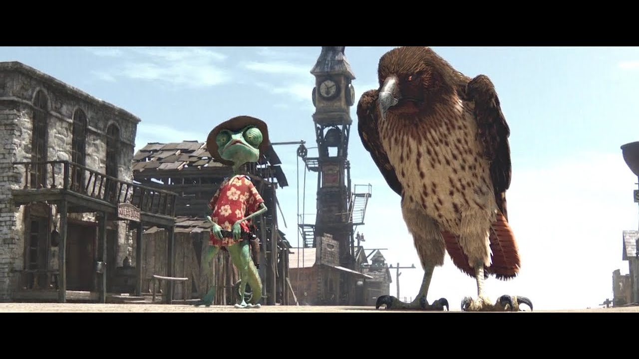 Rango vs Egale💪 | Rango movie 2011[Hindi], - YouTube