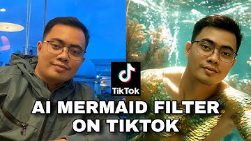 Ai Mermaid Filter on TikTok | Mermaid Ai Effect Tutorial | TikTok Trend | BuksTV