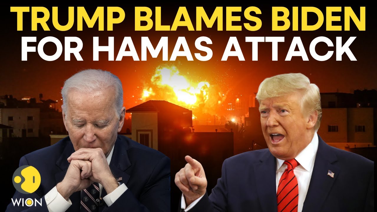 Donald Trump Speech LIVE: Trump blasts Biden for Israel-Palestine War | Trump Speech | WION LIVE