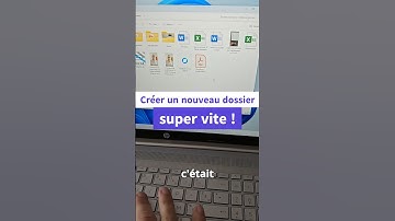 Créer un nouveau dossier super vite sur Windows ⌨️🏆 #shorts #astuce #clavier #windows #phformation