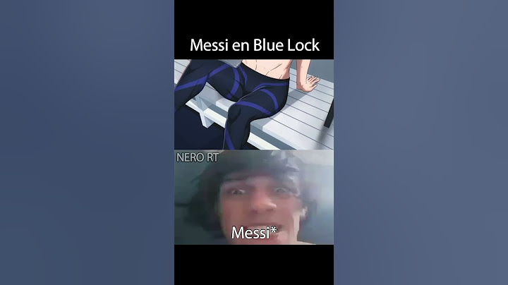 Blue lock mufó a Messi 🤙🤑 - Blue lock
