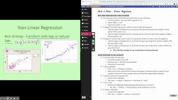 AP Statistics - Non Linear Regression