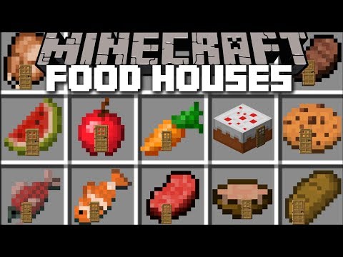 minecraft-food-house-mod-/-place-any-food-and-create-houses-with-them!!-minecraft