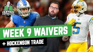 Week 9 Waivers + Hockenson Trade, FAAB Dumps | Fantasy Football 2022 - Ep. 1321