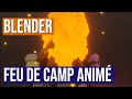 Blender  un feu de camp anim pour dbutants 