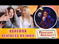 Реакция девушек - BEATNESS vs INKIE | Grand Beatbox LOOPSTATION Battle 2018 | 1/4 Final