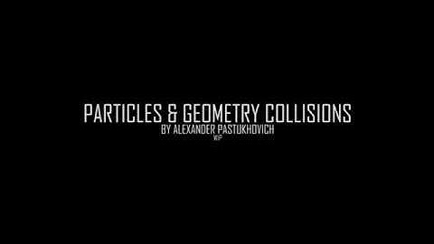 Houdini: Particles & Geometry Collisions
