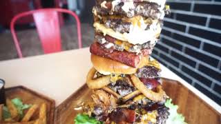 MONSTER BURGER CHALLENGE (UNDEFEATED)..Man vs Food
