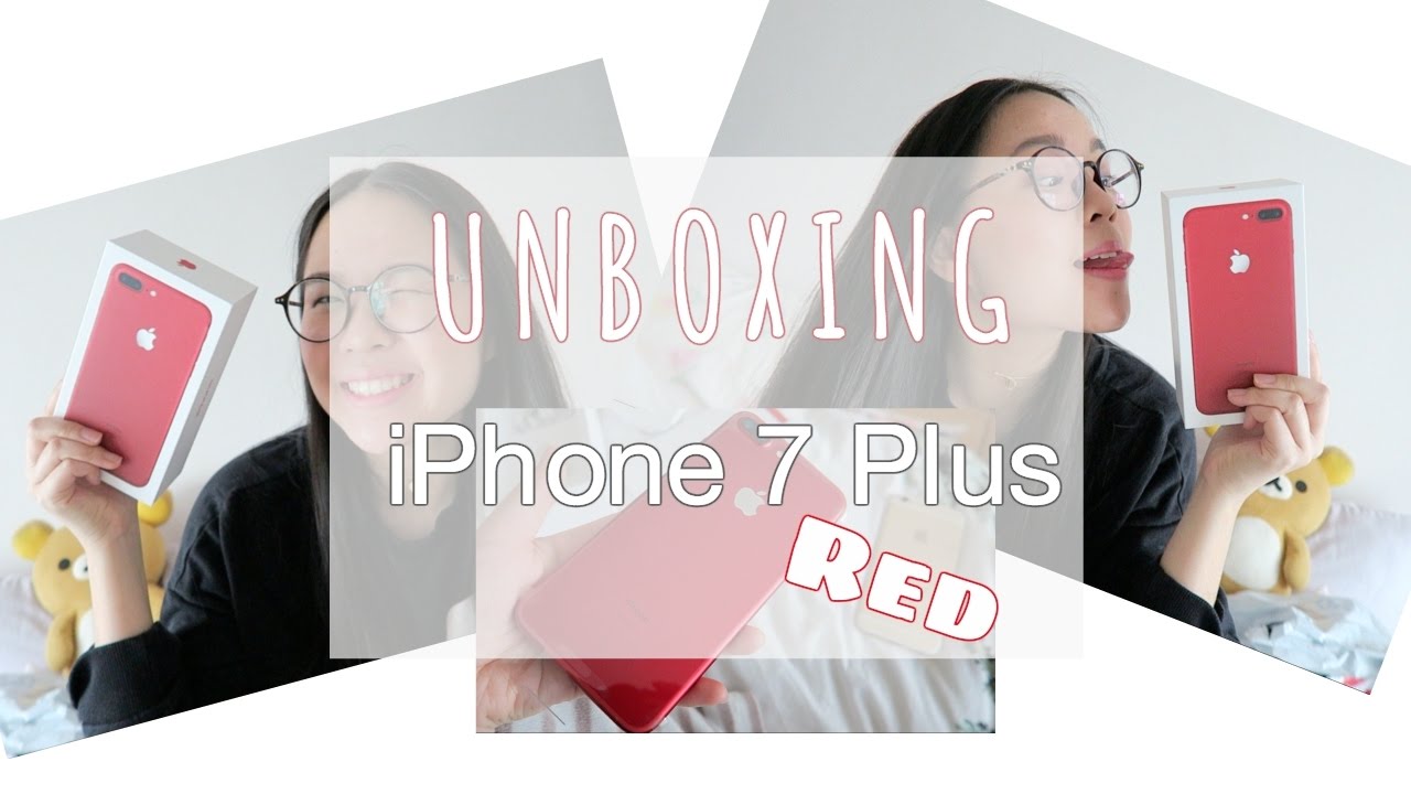 Unboxing l iPhone 7 Plus Red