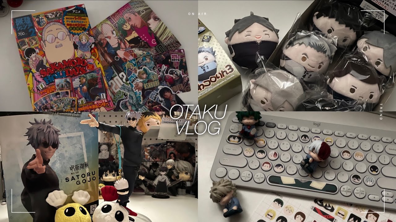 오타쿠 브이로그 | 나야 오타쿠 ⸝⁺✧₍ᐢ..ᐢ₎♡̷ ₌₃ • 사카데이 • 하이큐 • 주술회전 • 히로아카 • 가비지타임 • 로젠메이든 • 굿즈깡 • 랜덤깡 • 피규어 • 통판