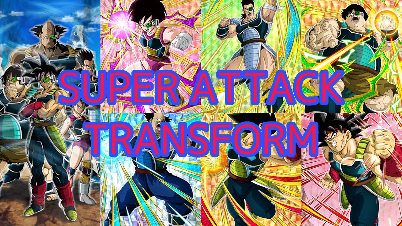【Dokkan battle】 New LR Bardock team all super attack and transform ...