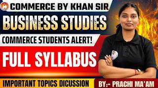 Commerce Students Alert! BST Full Syllabus Explained ! Class 12th Commerce By Khan Sir