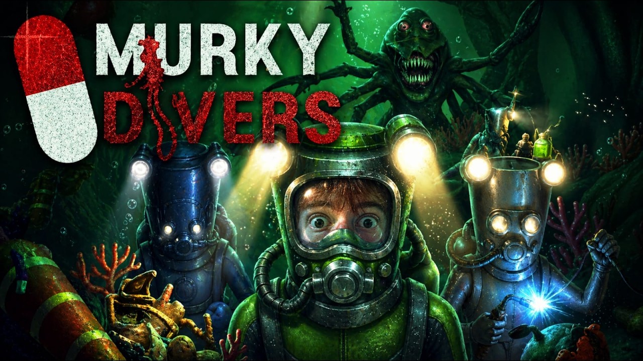 CAOS TOTAL NO FUNDO DO MAR COM AMIGOS !! - MURKY DIVERS