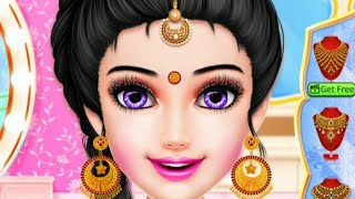 Indian wedding makeup salon and shopping mall||girl cool games||@StylishGamerr ||Android gameplay screenshot 5