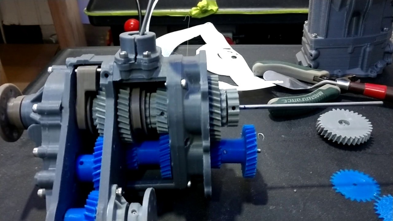 Update on to the 3d printed Toyota transmission. - YouTube