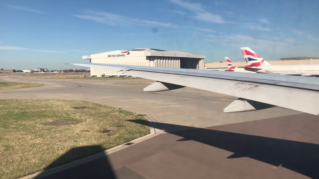 British Airways flight from London to Houston YouTube