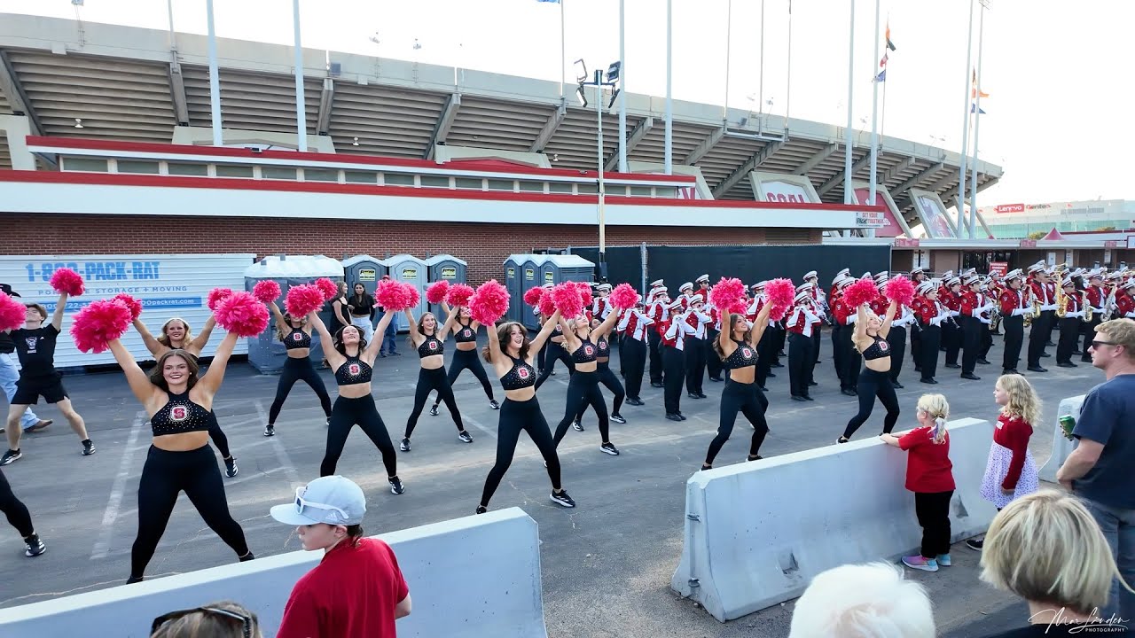 NC State Marching Band - WoC Mini Show pior to Football Game, 10/12/2024.