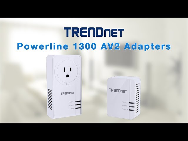 TRENDnet Powerline 1300 AV2 Adapters - YouTube