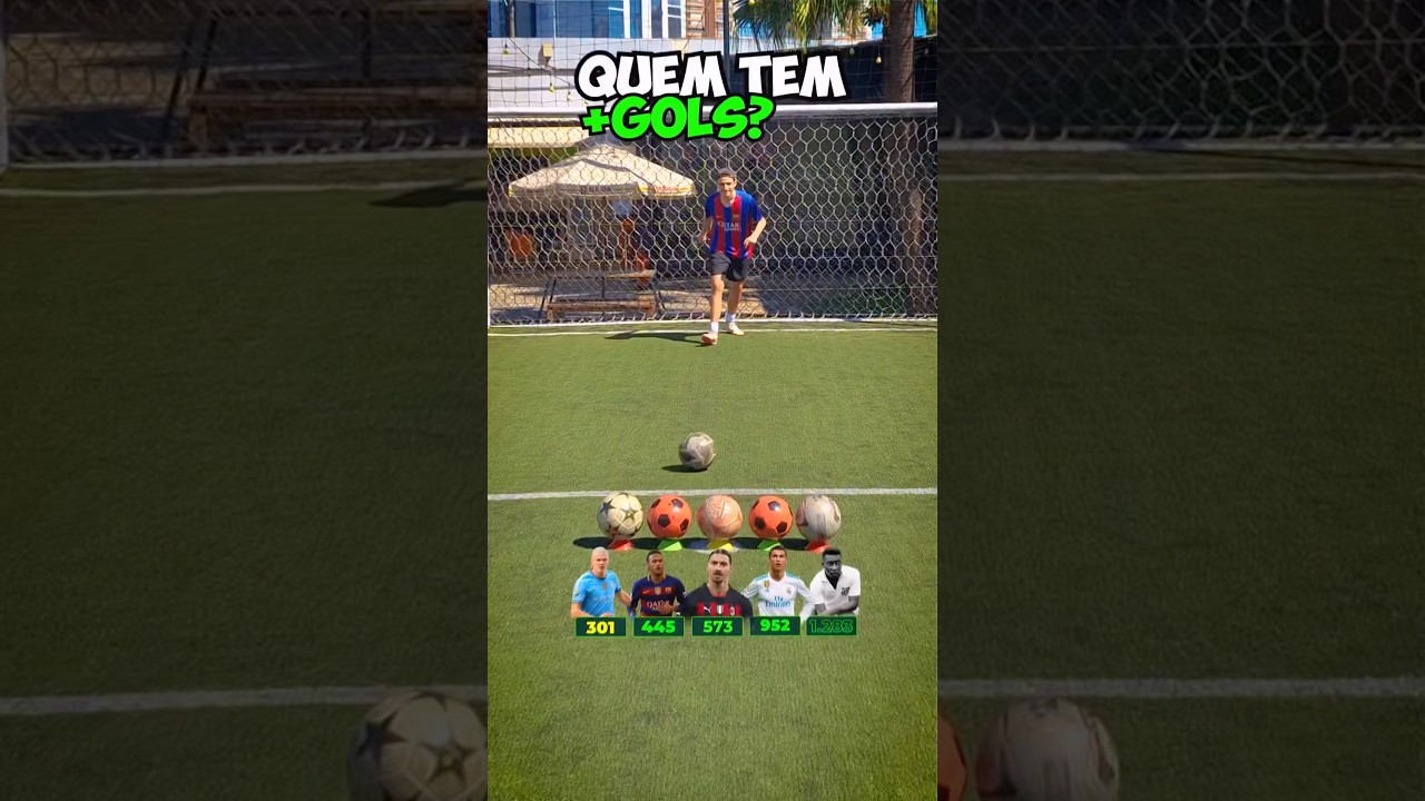 ⚽️ QUEM CONSEGUE MAIS GOLS? #shorts #futebol #futcerto