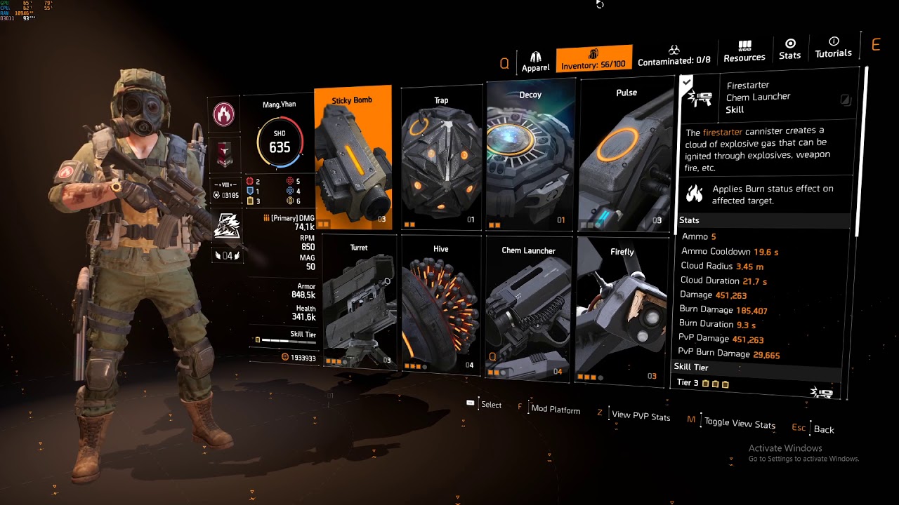 Division 2. TU9 Pyro Build 3 SKILL TIER but can SCALE up to 7 MILLION weapon damage. THE PYRO HITTER