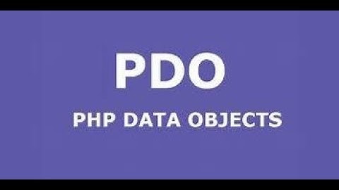 learn pdo php data object part1