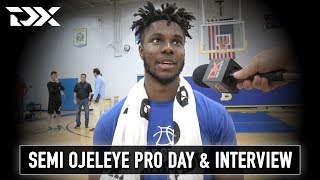 Semi Ojeleye Pro Day Workout And Interview