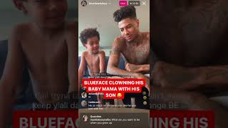 Blueface and son roasting his baby mama 😂 #hiphop #shorts Wealth