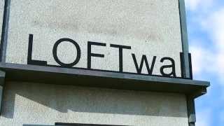 Glide is a sliding room divider partition that is ceiling or overhead mounted to a track, available in 4, 6, 8 standard LOFTwall widths 