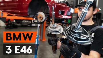 How to change a front shock strut on BMW 3 (E46) [TUTORIAL AUTODOC]